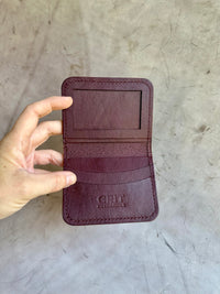 Leather Horizontal Bifold Wallet with ID | Alexander