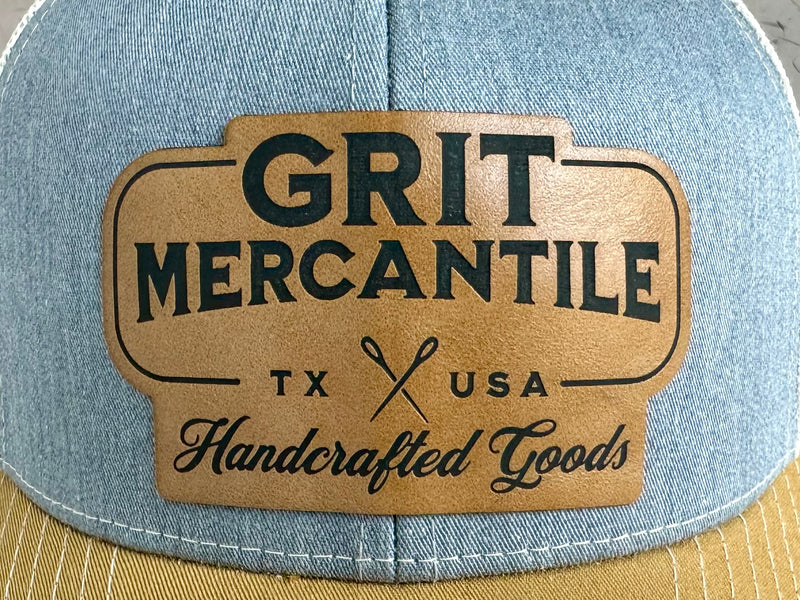 Trucker Hat with Patch | Grit Mercantile