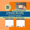Front Pocket, Bifold, Slim Bifold Wallet Bundle SVG PDF DXF Grit Mercantile