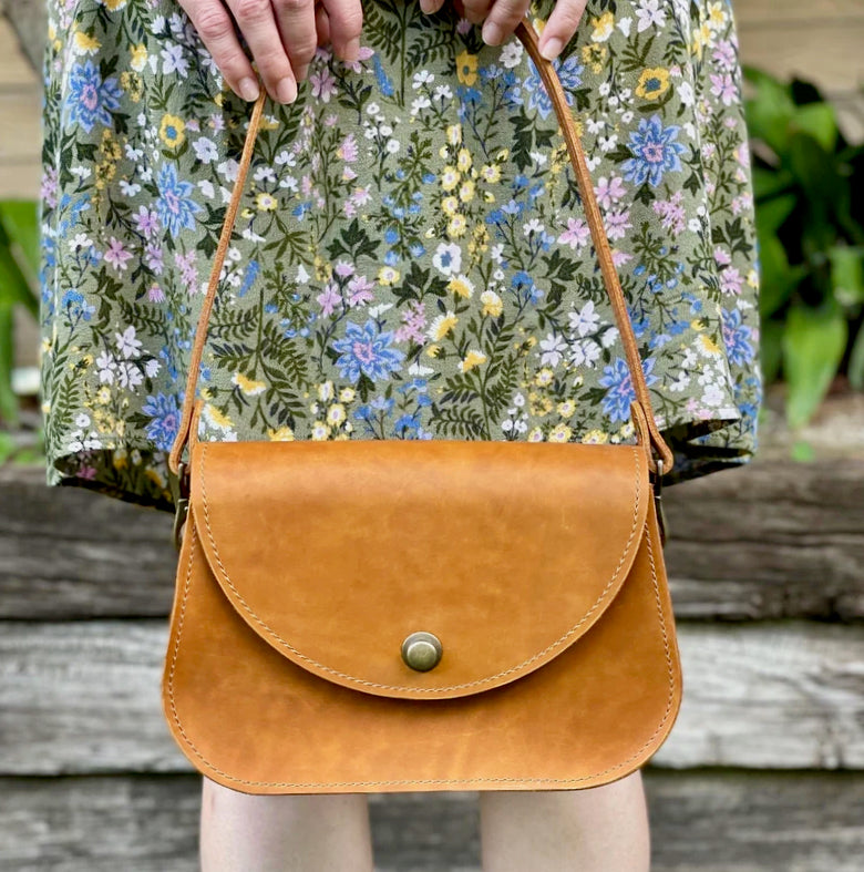 Handmade Leather Saddle Bag | Ashley