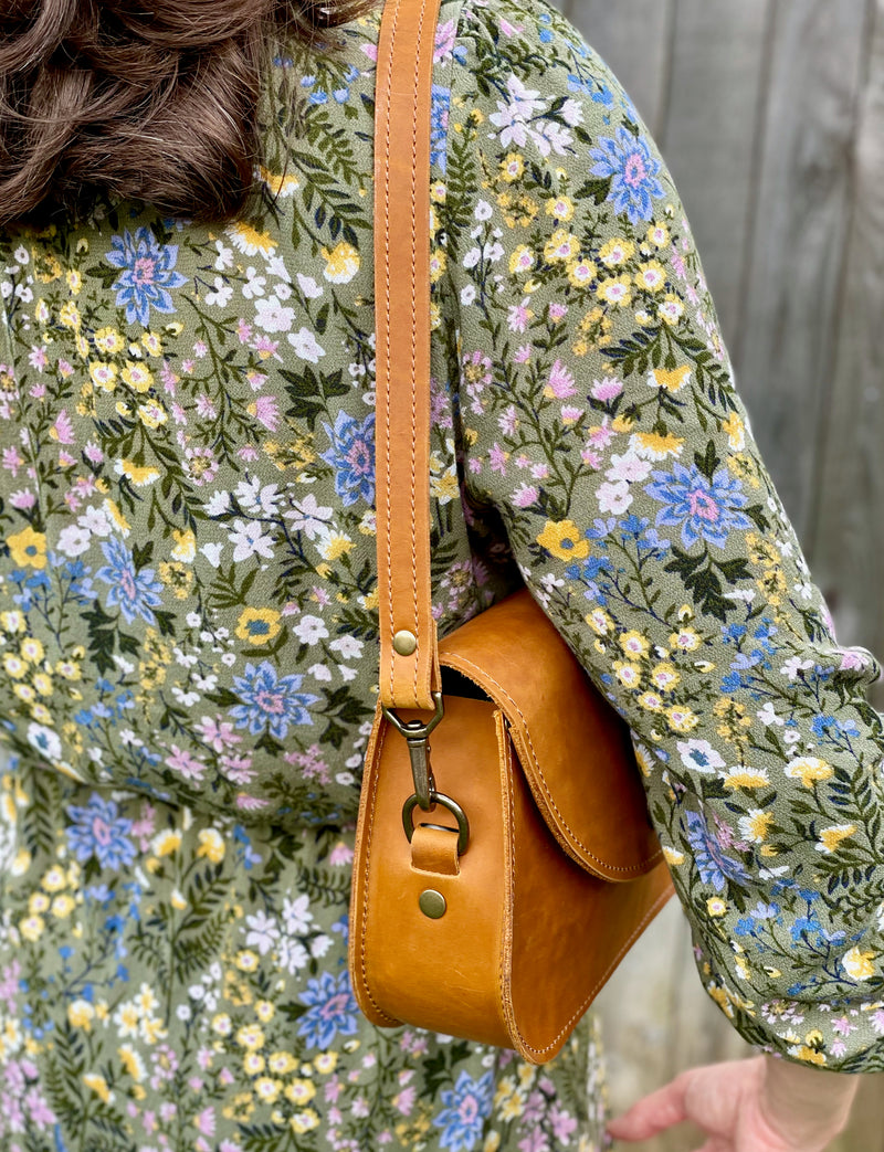 Handmade Leather Saddle Bag | Ashley