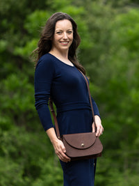 Handmade Leather Saddle Bag | Ashley