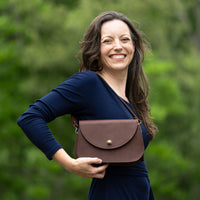 Handmade Leather Saddle Bag | Ashley