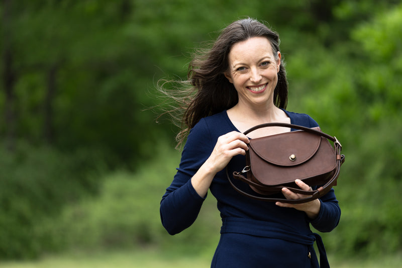 Handmade Leather Saddle Bag | Ashley