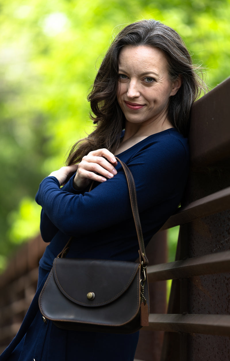 Handmade Leather Saddle Bag | Ashley