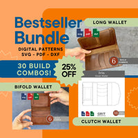 Bestseller Wallet Patterns Bundle Grit Mercantile