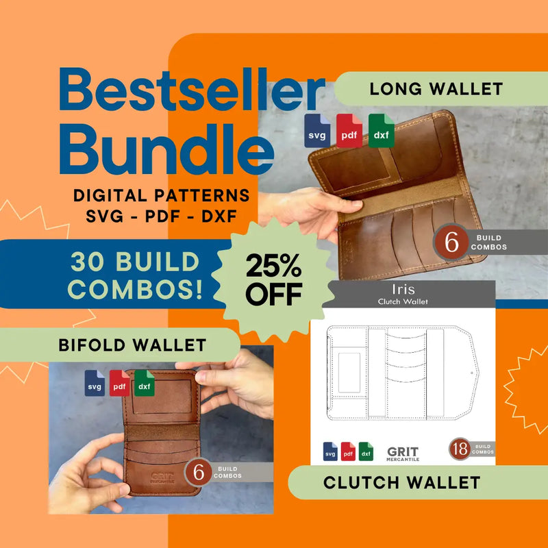 Bestseller Wallet Patterns Bundle Grit Mercantile