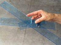 Center-Finding Ruler in 6 Inch, 12 Inch and 18 Inch