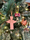 Leather Angel Christmas Ornament