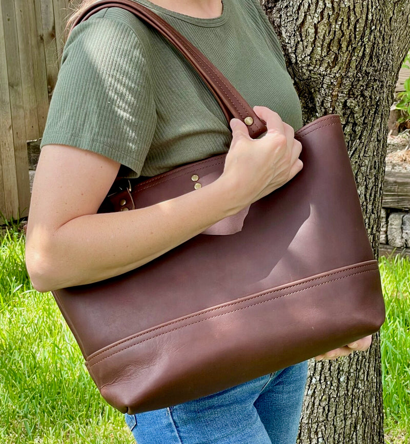 Large Leather Tote Bag | Emma