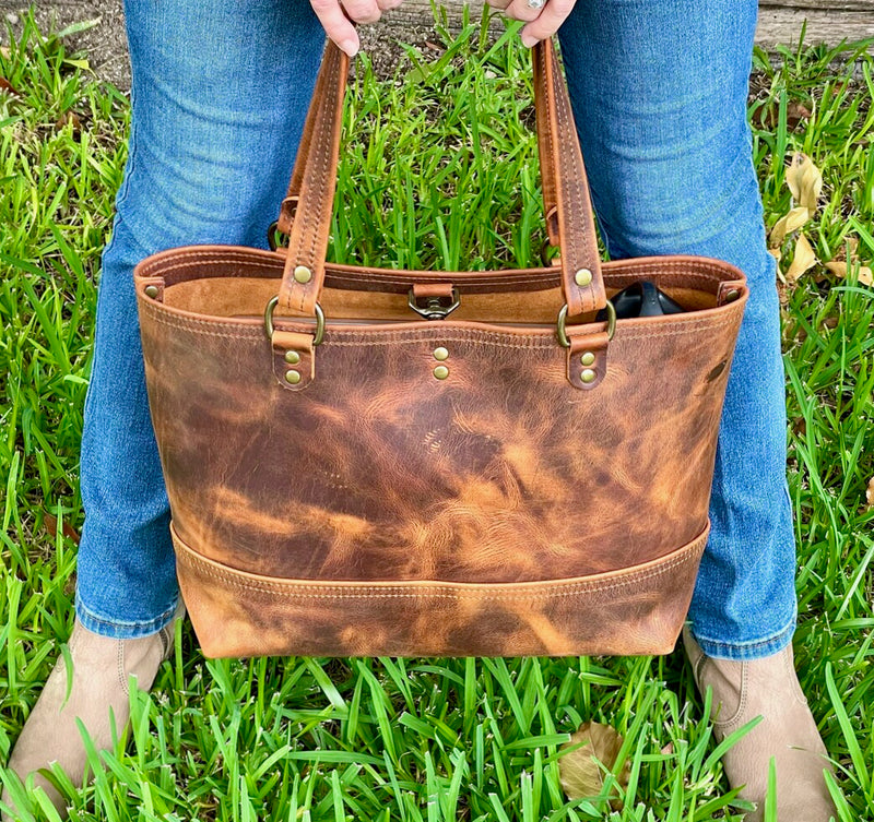 Large Leather Tote Bag | Emma