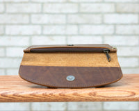 Gladys Leather Clutch Wristlet Grit Mercantile