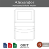 Horizontal Bifold Wallet with ID Digital Pattern SVG PDF DXF | Alexander