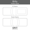 Billy Bifold Wallet Digital Pattern SVG PDF DXF