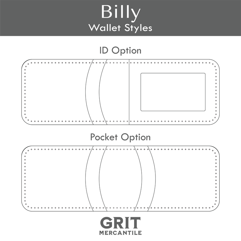 Billy Bifold Wallet Digital Pattern SVG PDF DXF