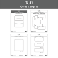 Small Bifold Wallet Digital Pattern SVG PDF DXF | Taft