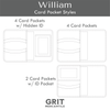 William Passport Wallet Digital Pattern SVG PDF DXF