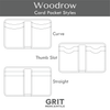 Vertical Bifold Wallet Acrylic Template Pack | Woodrow