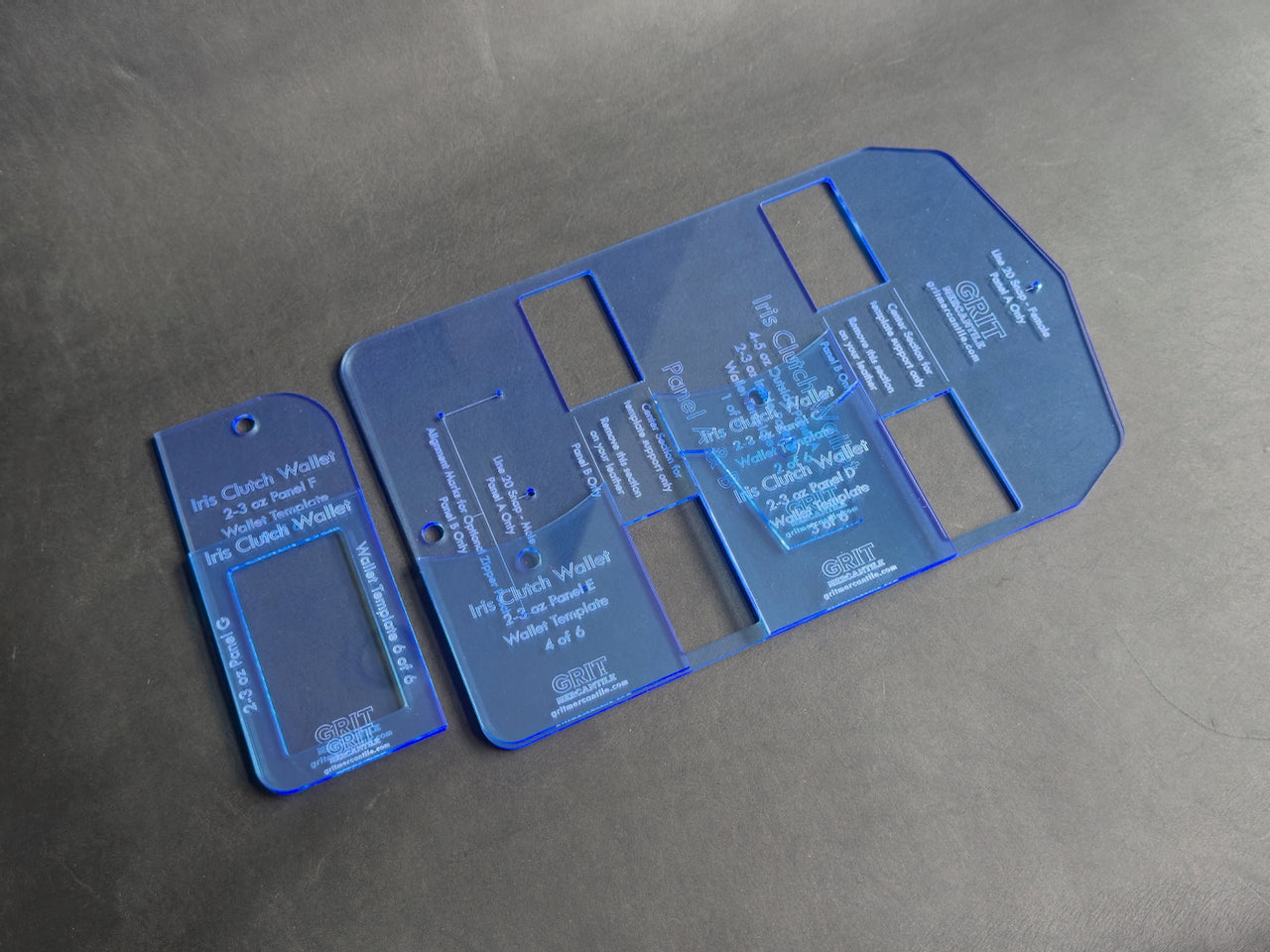 Clutch Wallet Acrylic Template | Iris
