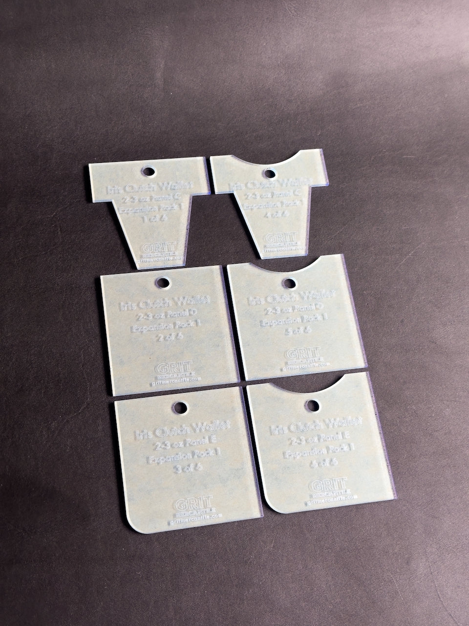 Clutch Wallet Acrylic Template | Iris