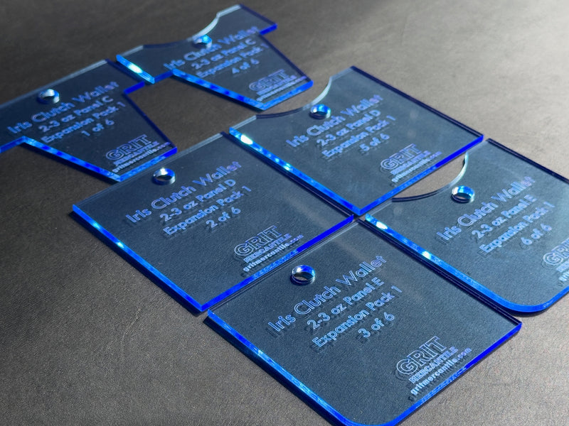 Clutch Wallet Acrylic Template | Iris