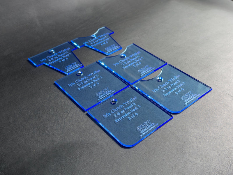Clutch Wallet Acrylic Template | Iris