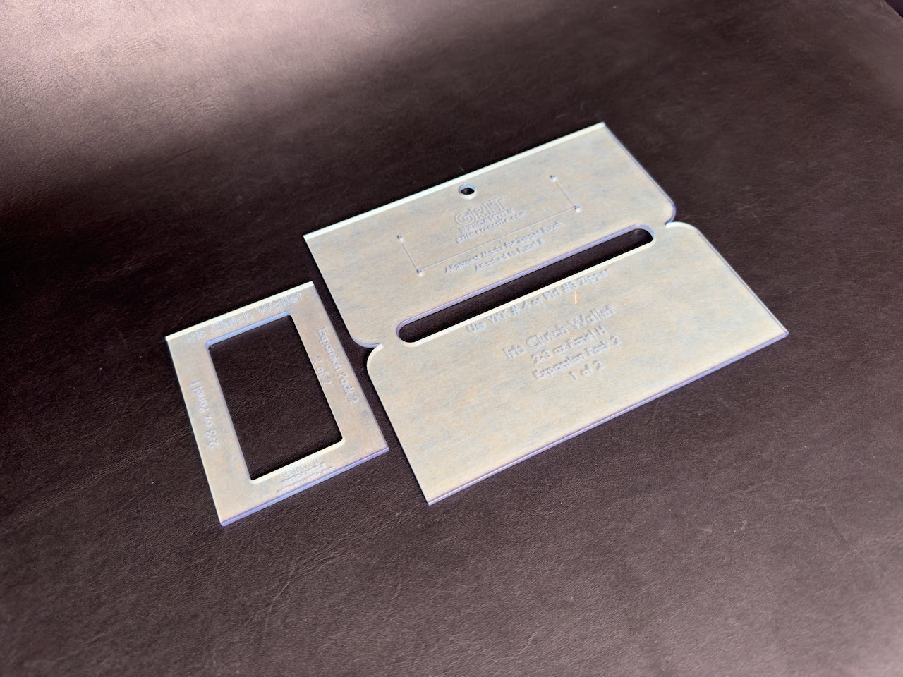 Clutch Wallet Acrylic Template | Iris