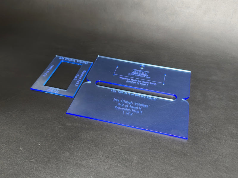 Clutch Wallet Acrylic Template | Iris