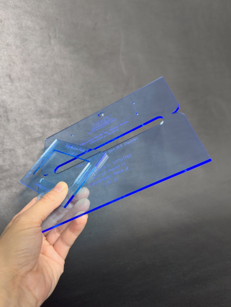 Clutch Wallet Acrylic Template | Iris