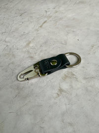 Nickel Leather Key Chain | Clark