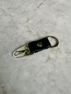 Nickel Leather Key Chain | Clark