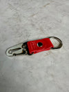 Nickel Leather Key Chain | Clark