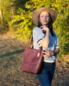 Lena Vertical Tote Grit Mercantile