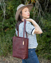 Lena Vertical Tote Grit Mercantile