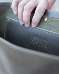 Lena Vertical Tote Grit Mercantile