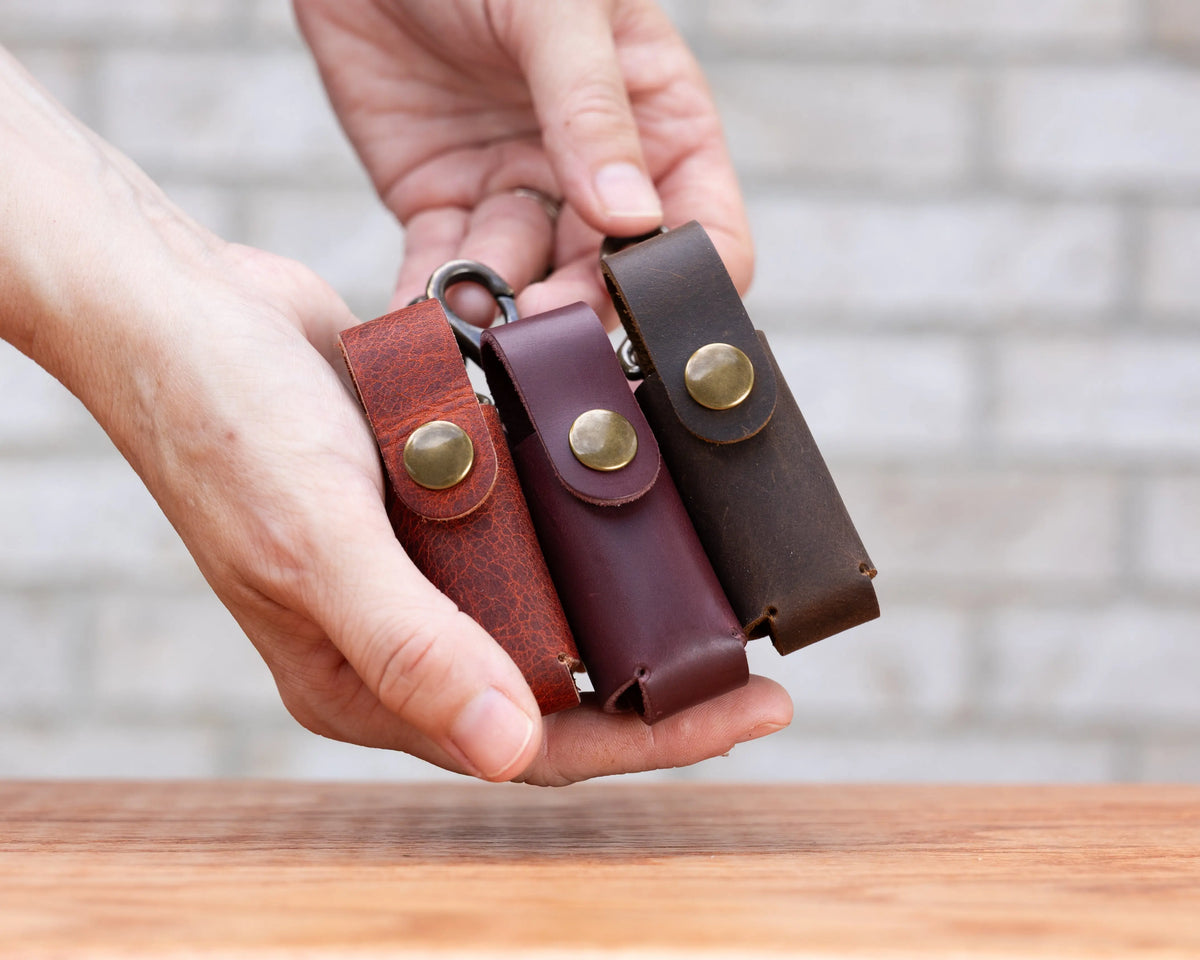 Lip Balm Holder Keychain Grit Mercantile