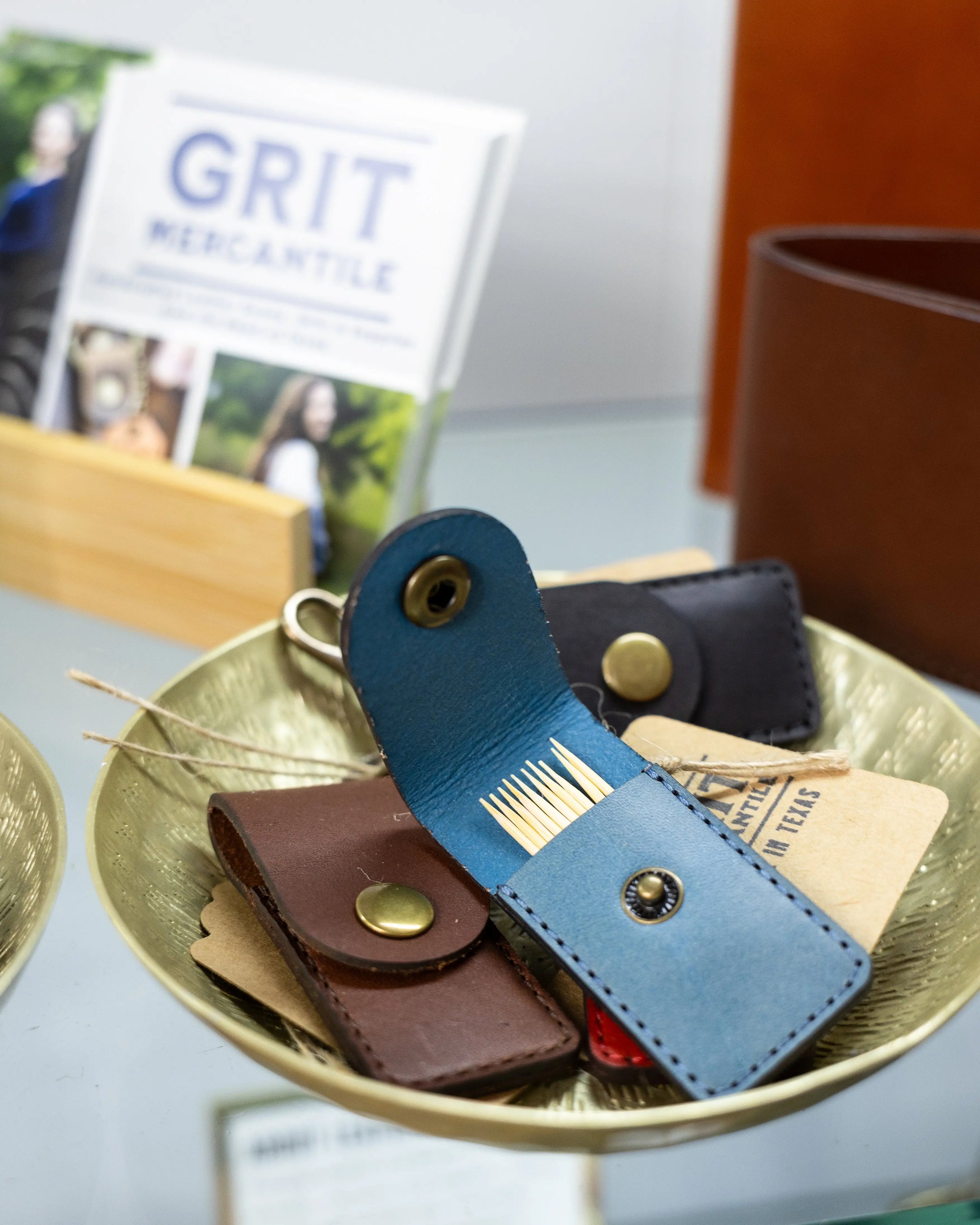 Toothpick & Nail Trimmer Holder Grit Mercantile