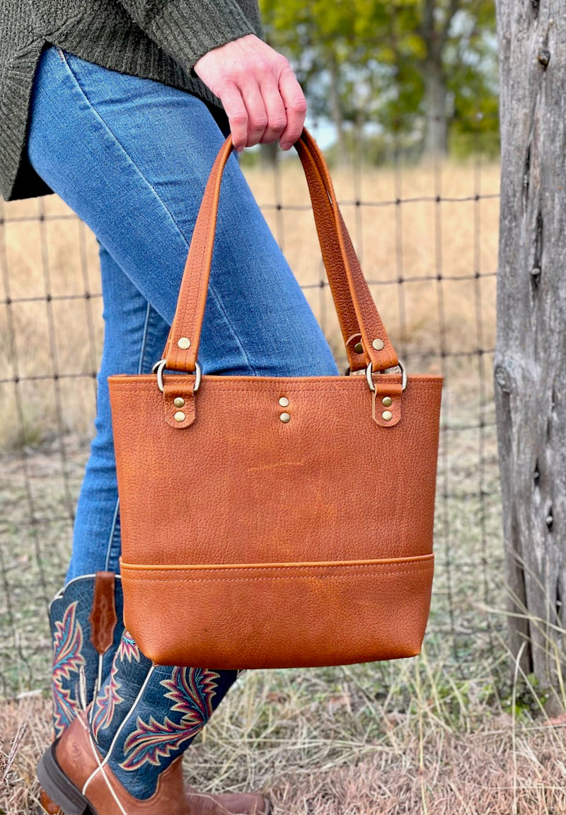 Leather Mini Tote Bag | Madeleine