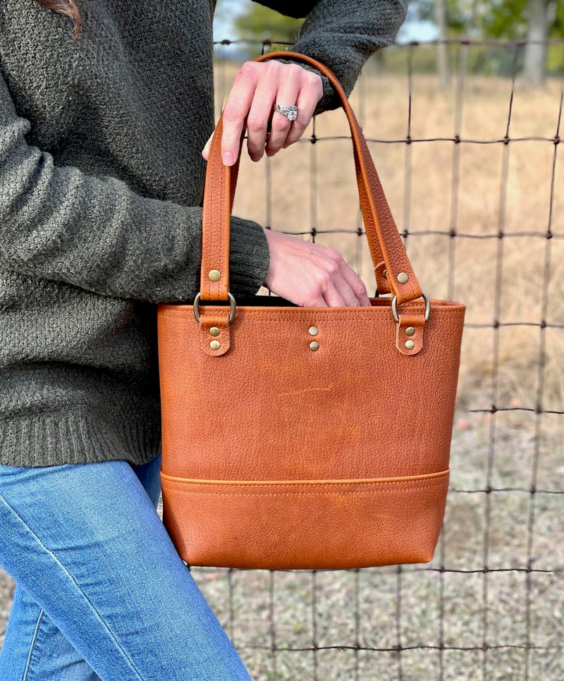 Leather Mini Tote Bag | Madeleine