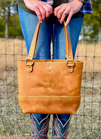 Leather Mini Tote Bag | Madeleine