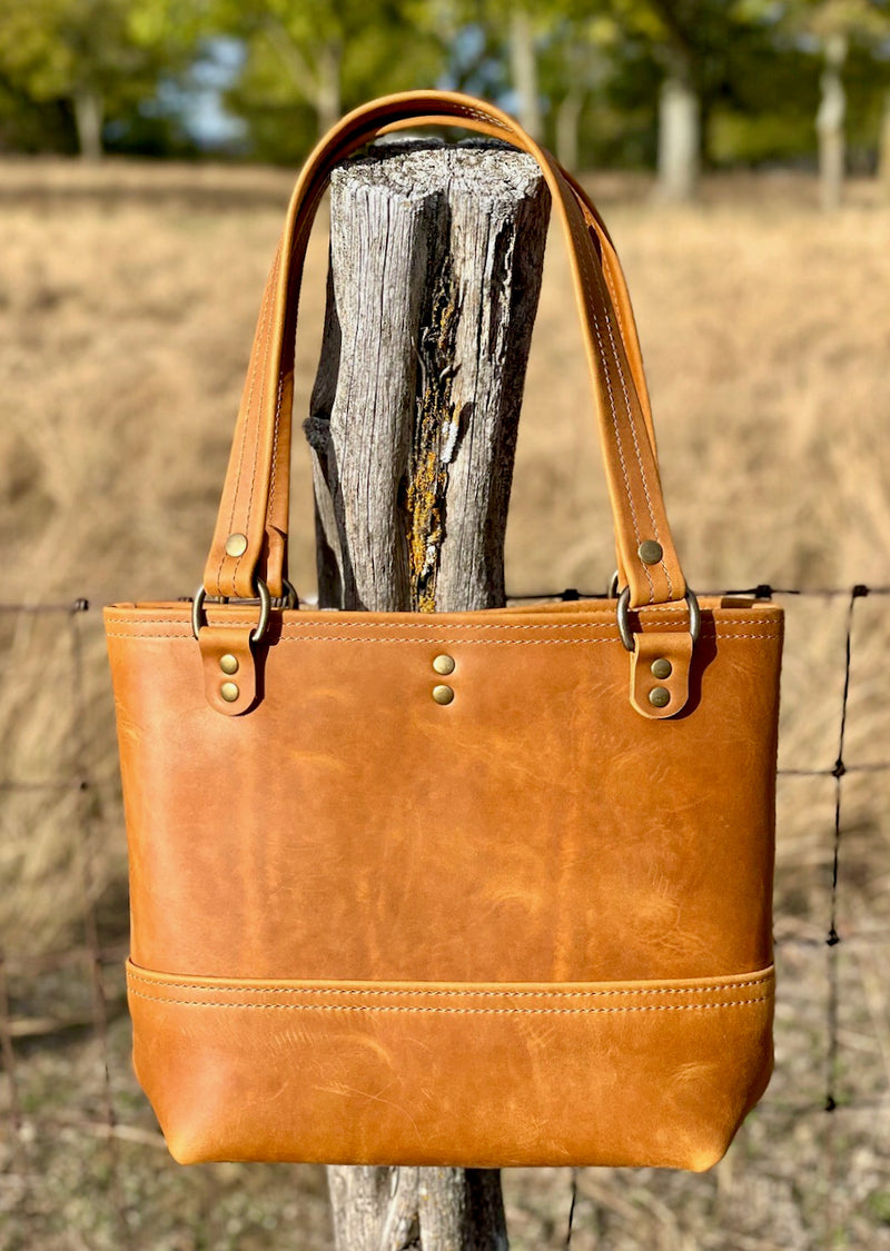 Leather Mini Tote Bag | Madeleine