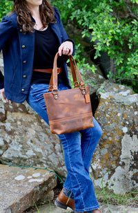 Horween Leather Mini Tote Bag | Madeleine