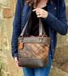 Leather Mini Tote Bag with Zipper | Madeleine