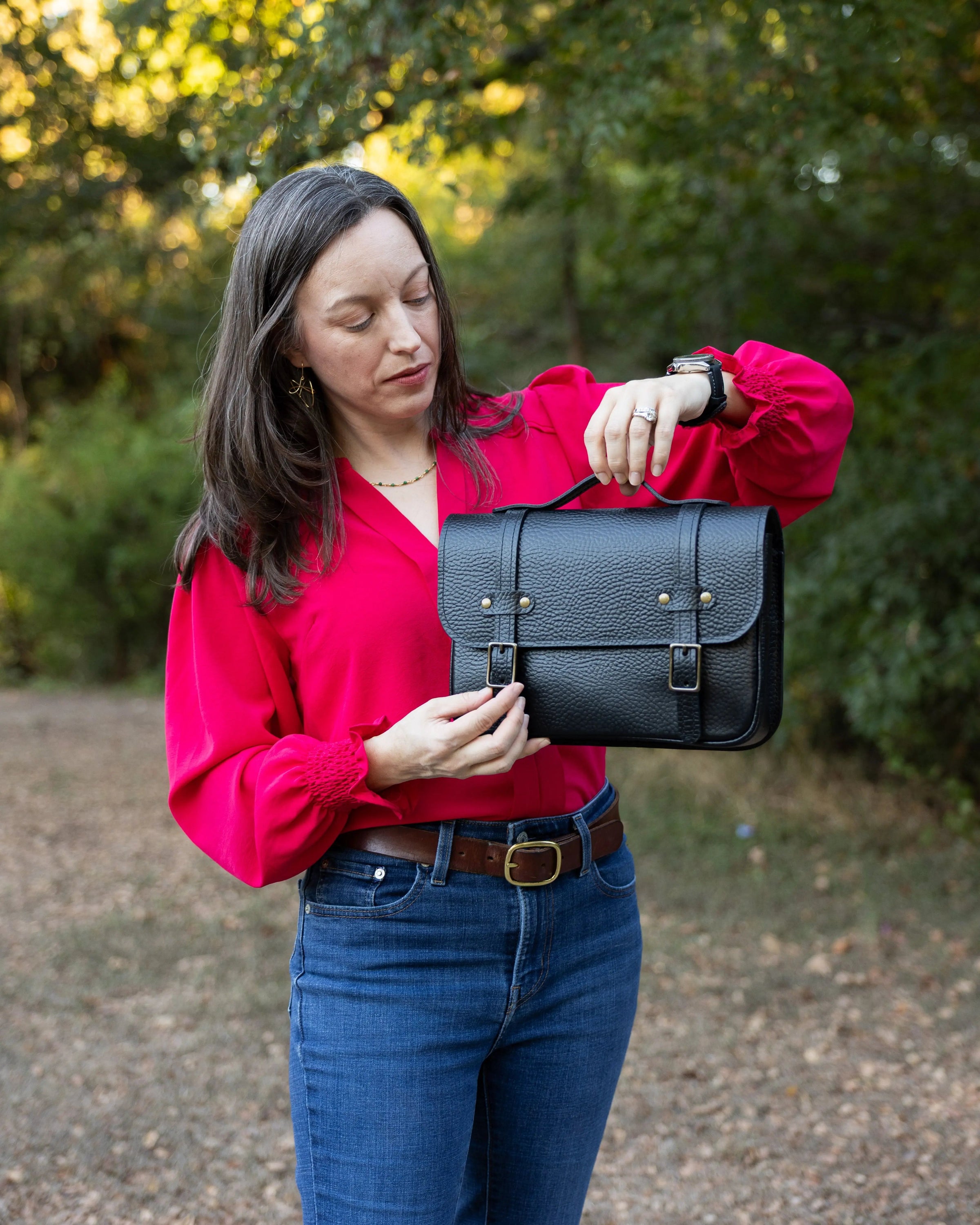 Maren Medium Satchel Grit Mercantile