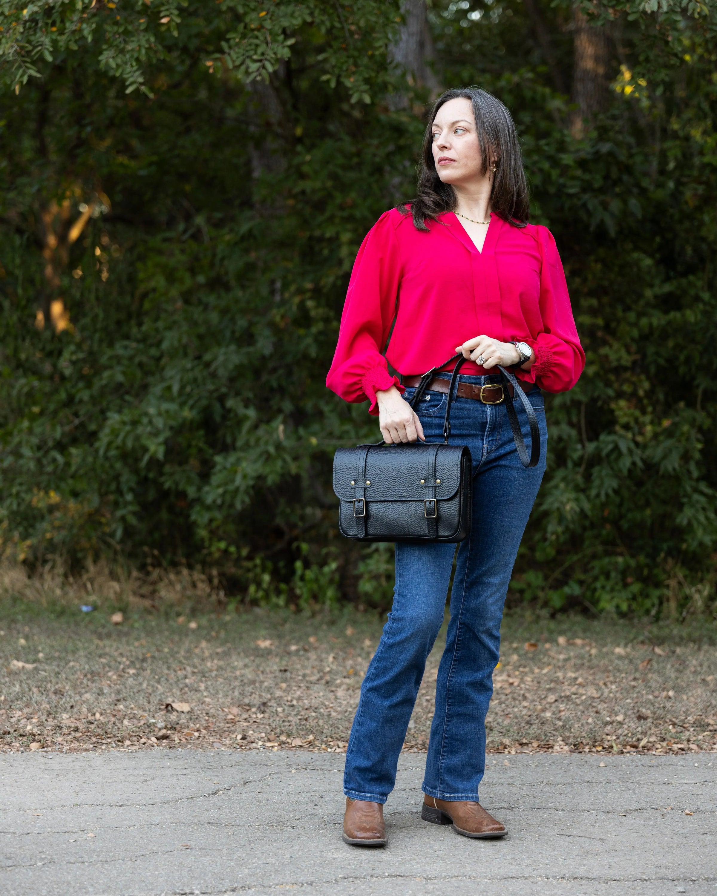 Maren Medium Satchel Grit Mercantile