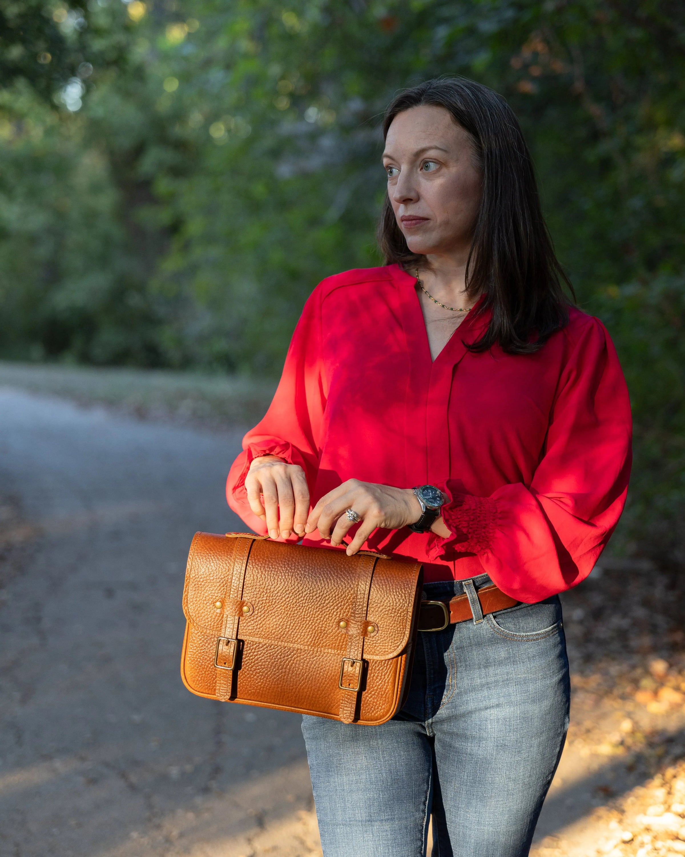 Maren Medium Satchel Grit Mercantile