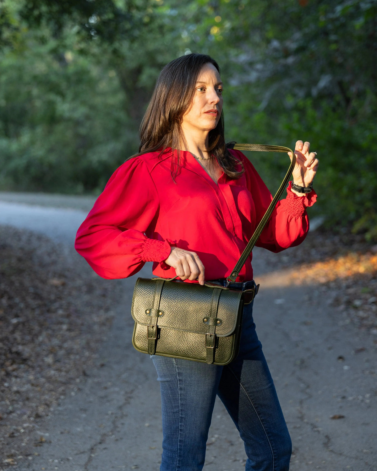 Maren Medium Satchel Grit Mercantile