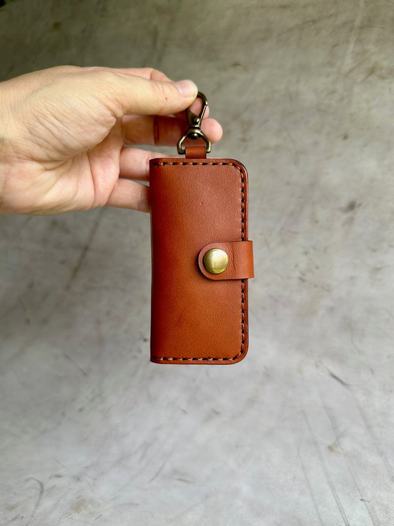 Leather SD Card Holder, Memory Card Wallet Keychain | Nathan