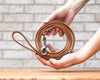 Onus 3/4" Dog Leash - Hermann Oak Russet Harness Grit Mercantile