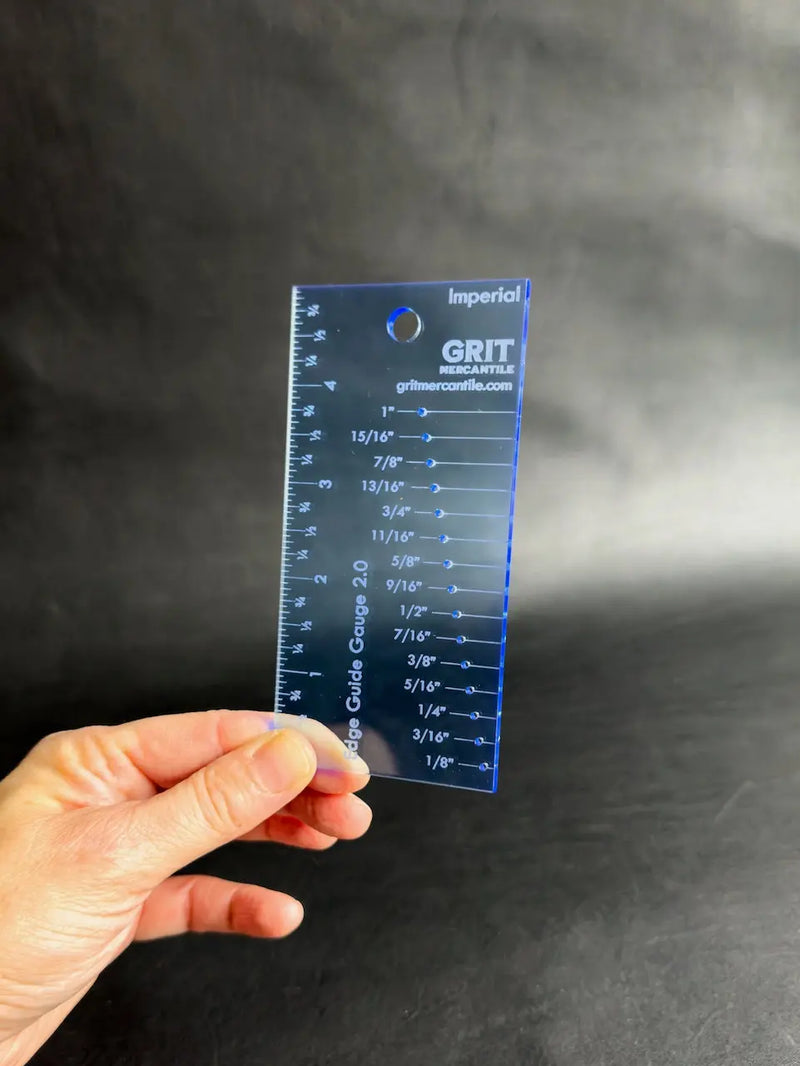 Small Seam Guide Ruler Sewing Seam Guide Ruler - Grit Mercantile